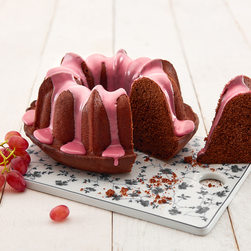 루치 실리콘 몰드 번트케이크 18cm 핑크